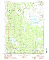 Silva Flat Reservoir 1983 topographic map thumbnail