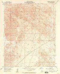 Silver Bell Mine 1955 topographic map thumbnail
