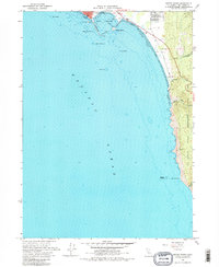 Sister Rocks 1966 topographic map thumbnail