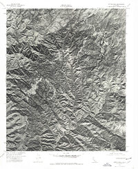 Sitton Peak 1974 topographic map thumbnail