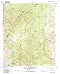 Sitton Peak 1954 topographic map thumbnail