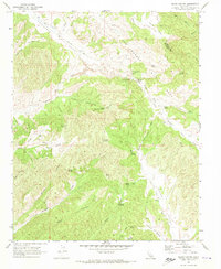 Slack Canyon 1969 topographic map thumbnail