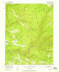 Slate Mtn 1950 topographic map thumbnail