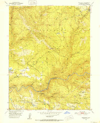 Slate Mtn 1950 topographic map thumbnail