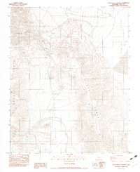 Slate Range Crossing 1982 topographic map thumbnail