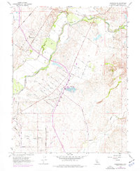 Sloughhouse 1968 topographic map thumbnail