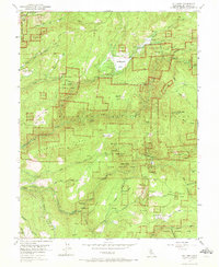 Sly Park 1952 topographic map thumbnail