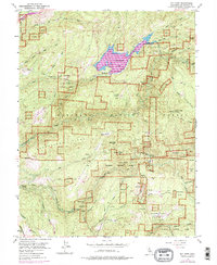 Sly Park 1952 topographic map thumbnail