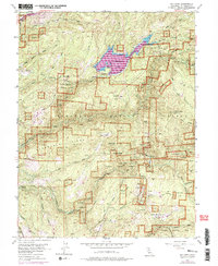 Sly Park 1952 topographic map thumbnail