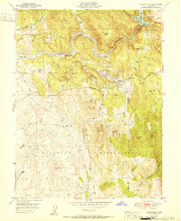 Smartville 1951 topographic map thumbnail