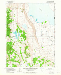 Snake Lake 1962 topographic map thumbnail
