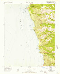 Soberanes Point 1956 topographic map thumbnail