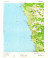 Soberanes Point 1956 topographic map thumbnail