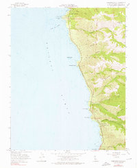 Soberanes Point 1956 topographic map thumbnail
