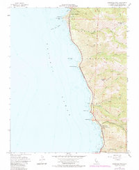 Soberanes Point 1956 topographic map thumbnail