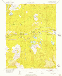 Soda Springs 1955 topographic map thumbnail