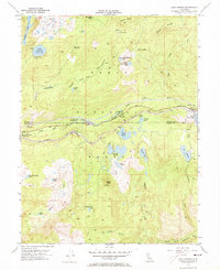 Soda Springs 1955 topographic map thumbnail