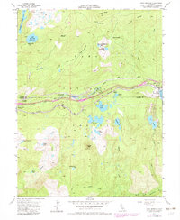 Soda Springs 1955 topographic map thumbnail