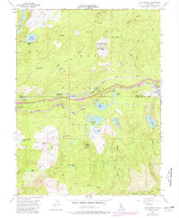 Soda Springs 1955 topographic map thumbnail