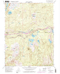 Soda Springs 1955 topographic map thumbnail