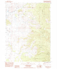 Solomons Temple 1983 topographic map thumbnail