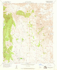 Sombrero Peak 1959 topographic map thumbnail