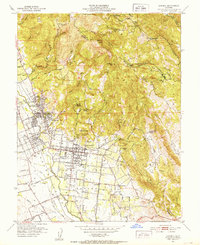 Sonoma 1951 topographic map thumbnail