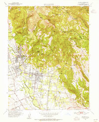 Sonoma 1951 topographic map thumbnail