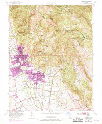 Sonoma 1951 topographic map thumbnail