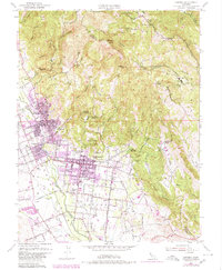 Sonoma 1951 topographic map thumbnail