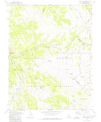 Sonora Pass 1979 topographic map thumbnail