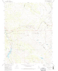 Sonora Pass 1979 topographic map thumbnail