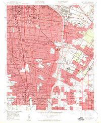 South Gate 1949 topographic map thumbnail