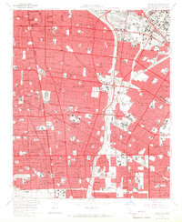 South Gate 1964 topographic map thumbnail