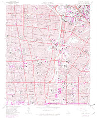 South Gate 1964 topographic map thumbnail