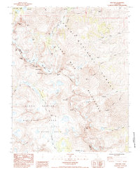 Split Mtn. 1984 topographic map thumbnail