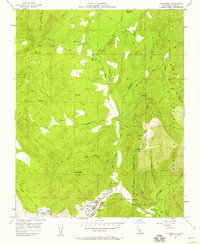 Springville 1957 topographic map preview