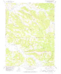 Squaw Valley Peak 1977 topographic map thumbnail