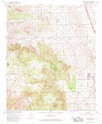 Steele Peak 1967 topographic map thumbnail