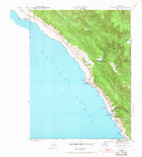 Stewarts Point 1943 topographic map thumbnail