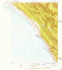 Stewarts Point 1943 topographic map thumbnail