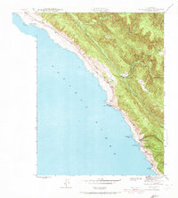 Stewarts Point 1943 topographic map thumbnail