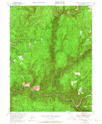 Strawberry Valley 1948 topographic map thumbnail