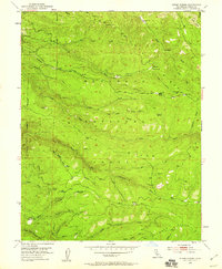 Stump Spring 1951 topographic map thumbnail