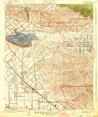 Sunland 1942 topographic map thumbnail