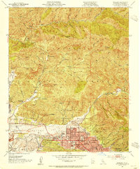 Sunland 1953 topographic map thumbnail