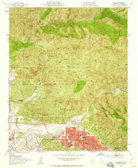 Sunland 1953 topographic map thumbnail