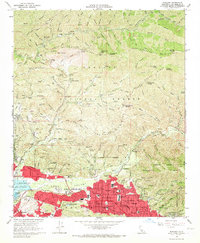 Sunland 1966 topographic map thumbnail