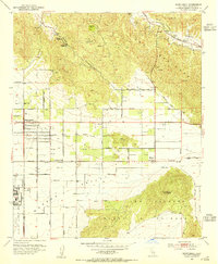 Sunnymead 1953 topographic map thumbnail