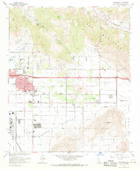 Sunnymead 1967 topographic map thumbnail